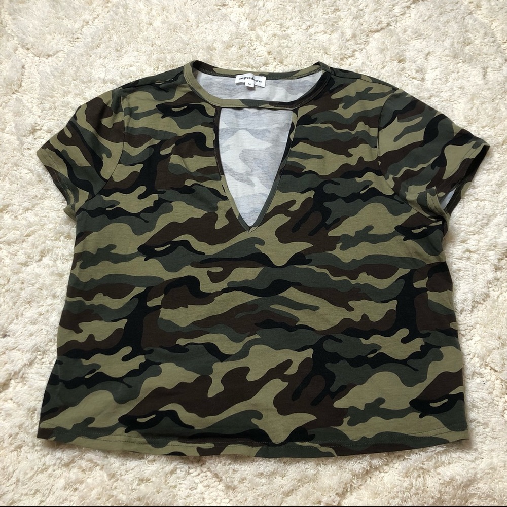 Superdown camo tee from Revolve